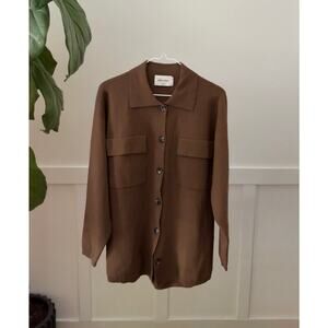 Wilfred Aritzia Ronnie Button Sweater Sz Small